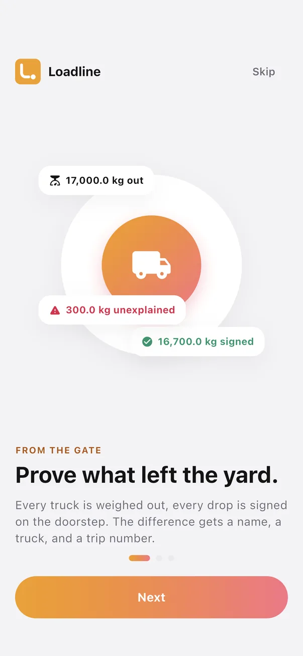 First run